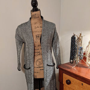 Open-Front Chevron Cardigan by Forever 21